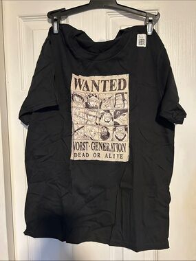 Kids Black “ one piece “ anime youth Graphic Tee